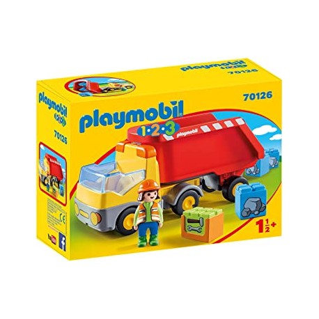 Playmobil 1.2.3 Camión Construccion