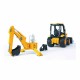 BRUDER Excavadora con pala frontal JCB MIDI CX