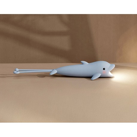 Linterna de silicona en forma de delfín de Little L