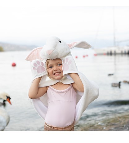 Great Pretenders Bunny Cuddle Cape 2-3