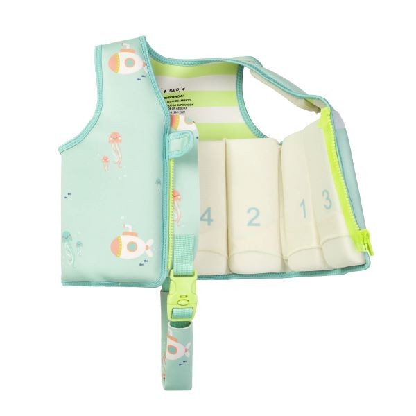 Chaleco flotador Jeallyfish Talla 3-6 años SARO