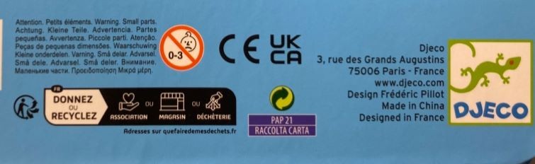 DJECO Puzle Silueta El Barco Pirata